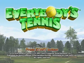 Hot Shots Tennis screen shot title